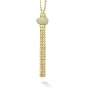 Shop Caviar Tassel Diamond Pendant Necklace Diamonds