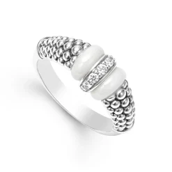 Sale Ceramic And Caviar Diamond Ring Diamonds
