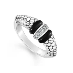 Store Ceramic And Caviar Diamond Ring Caviar Rings