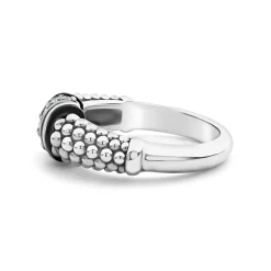 Store Ceramic And Caviar Diamond Ring Caviar Rings