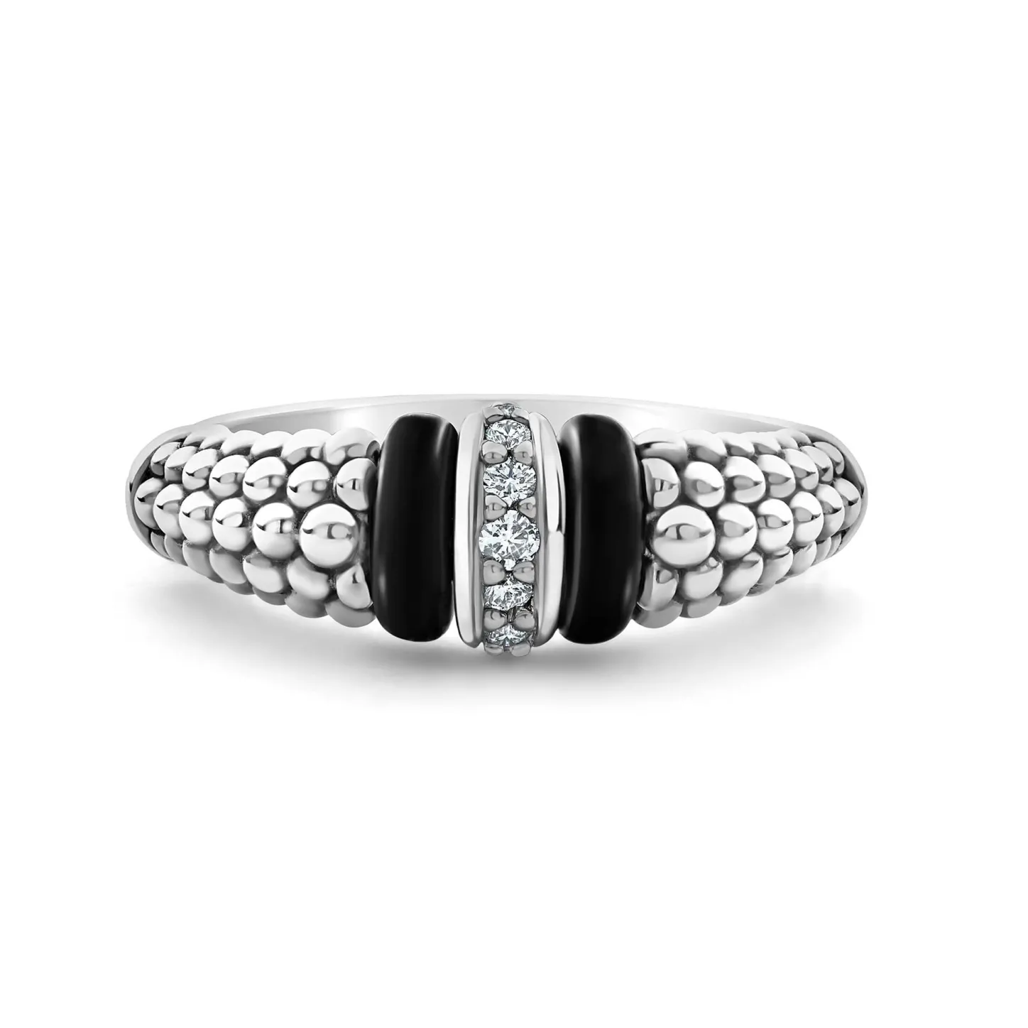 Sale Ceramic And Caviar Diamond Ring Diamonds