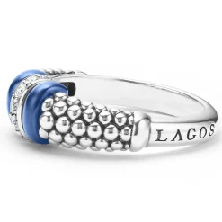 Online Ceramic And Diamond Caviar Ring Caviar Rings