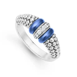 Best Sale Ceramic And Diamond Caviar Ring Diamonds