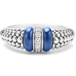 Best Sale Ceramic And Diamond Caviar Ring Diamonds