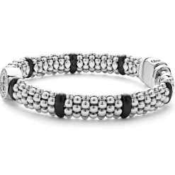 Best Ceramic And Diamond Circle Bracelet | 9Mm Diamonds