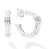 Cheap Ceramic And Diamond Hoop Earrings Hoop Earrings