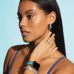 Cheap Ceramic And Diamond Hoop Earrings Hoop Earrings