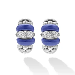 Cheap Ceramic And Diamond Huggie Earrings Huggie Earrings