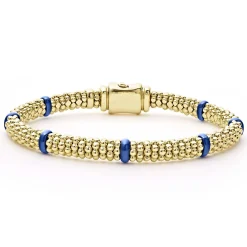 Sale Ceramic And 18K Gold Caviar Bracelet | 6Mm Gold