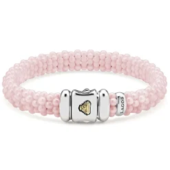 New Ceramic Beaded Bracelet | 9Mm Two-Tone