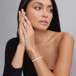 Hot Ceramic Caviar Beaded Bracelet Two-Tone