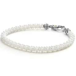 Hot Ceramic Caviar Beaded Bracelet Two-Tone