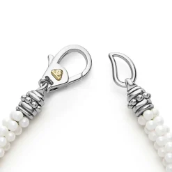 Hot Ceramic Caviar Beaded Bracelet Two-Tone