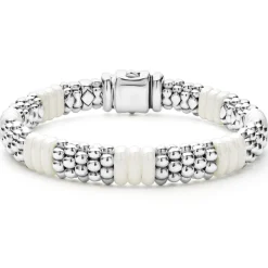 Best Ceramic Caviar Beaded Bracelet | 9Mm Two-Tone