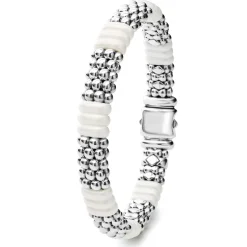 Best Ceramic Caviar Beaded Bracelet | 9Mm Two-Tone