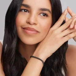 Sale Ceramic Caviar Beaded Bracelet Two-Tone