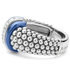 Fashion Ceramic Caviar Diamond Ring Diamonds