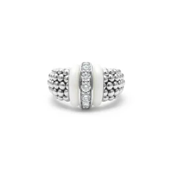 Store Ceramic Caviar Diamond Ring Diamonds