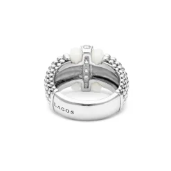 Store Ceramic Caviar Diamond Ring Diamonds
