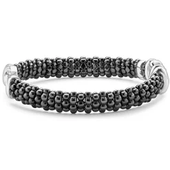 Clearance Ceramic Diamond Circle Bracelet | 9Mm Silver