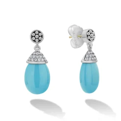 Fashion Ceramic Diamond Drop Earrings Diamonds