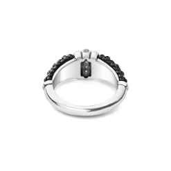 Cheap Ceramic Diamond Stacking Ring Caviar Rings