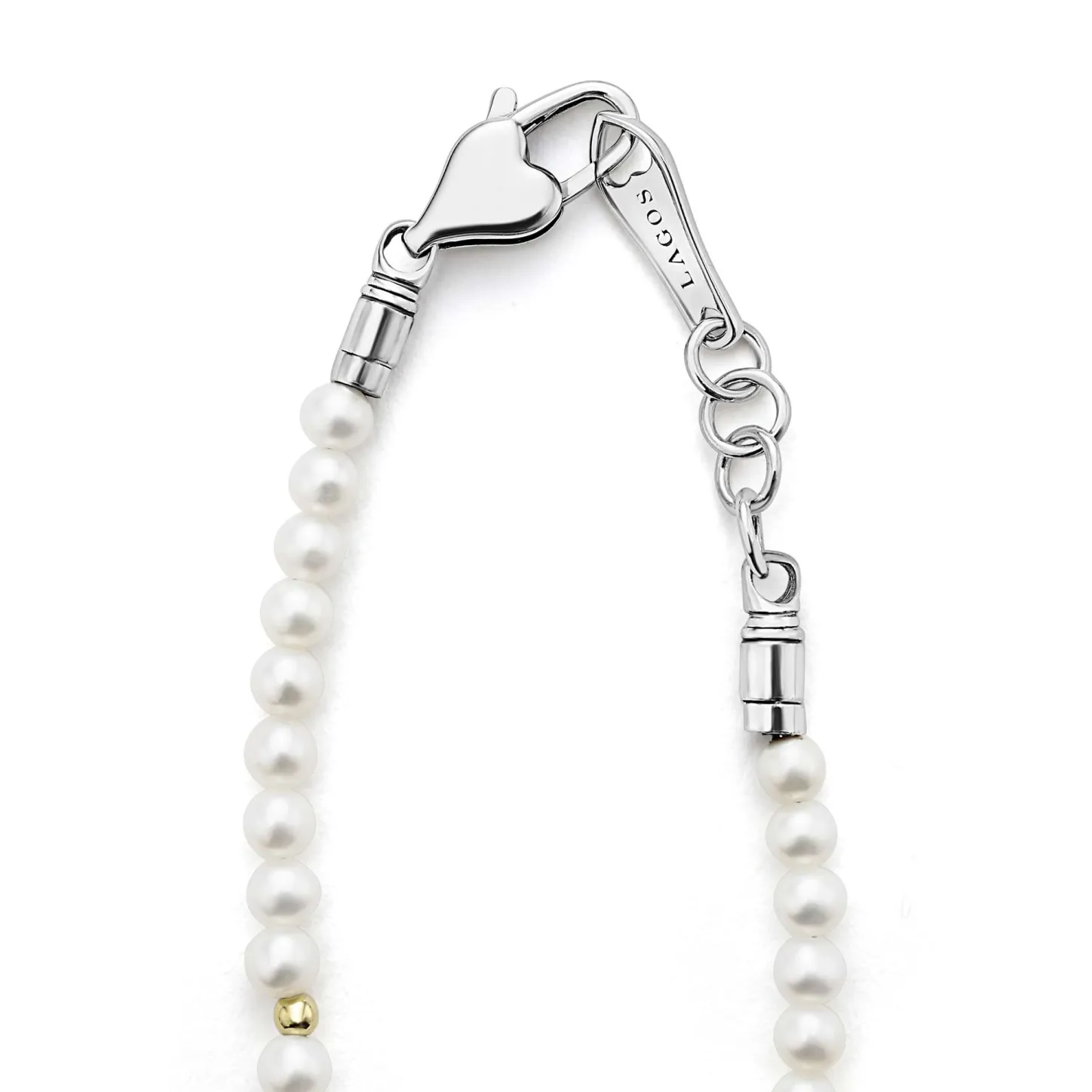 Flash Sale Childs First Gold Station Pearl Bracelet Two-Tone