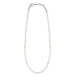 Cheap Childs First Gold Station Pearl Necklace Two-Tone