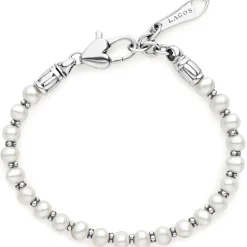 Fashion Childs First Pearl Bracelet Silver