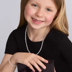 Store Childs First Pearl Gift Set Silver