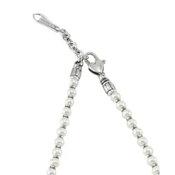 Fashion Childs First Pearl Necklace Silver