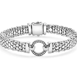 Discount Circle Caviar Bracelet | 9Mm Silver