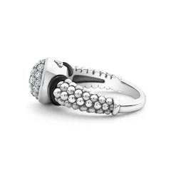 Flash Sale Circle Ceramic Caviar Diamond Ring Diamonds