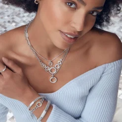 Clearance Circle Diamond Link Bracelet Link Bracelets