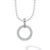 Cheap Circle Diamond Pendant Necklace Diamonds