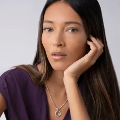 Cheap Circle Diamond Pendant Necklace Diamonds