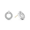 Cheap Circle Diamond Stud Earrings Diamonds