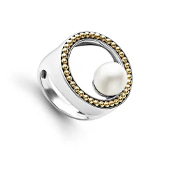 Store Circle Pearl Statement Ring Pearl
