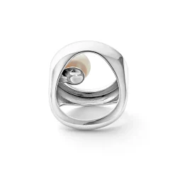 Store Circle Pearl Statement Ring Pearl