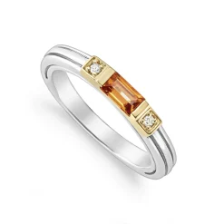 Cheap Citrine And Diamond Stacking Ring Diamonds