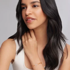 Discount Citrine Beaded Bracelet Silver