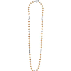 Best Citrine Beaded Necklace Silver