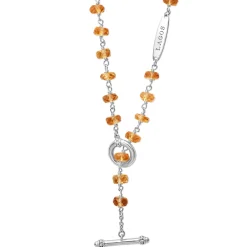Best Citrine Beaded Necklace Silver