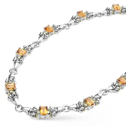 New Citrine Caviar Beaded Necklace Gemstones