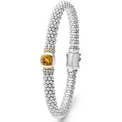 Online Citrine Caviar Bracelet | 6Mm Two-Tone
