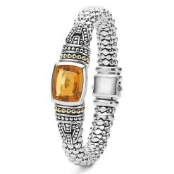 Shop Citrine Caviar Bracelet | 9Mm Two-Tone