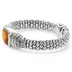 Shop Citrine Caviar Bracelet | 9Mm Two-Tone