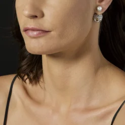 Cheap Citrine Earring Backs Silver