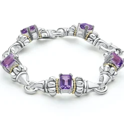 Online Classic Amethyst Bracelet Two-Tone