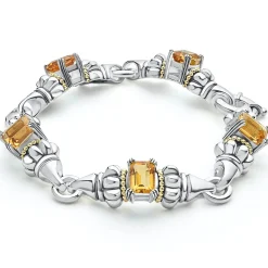 Outlet Classic Citrine Bracelet Two-Tone